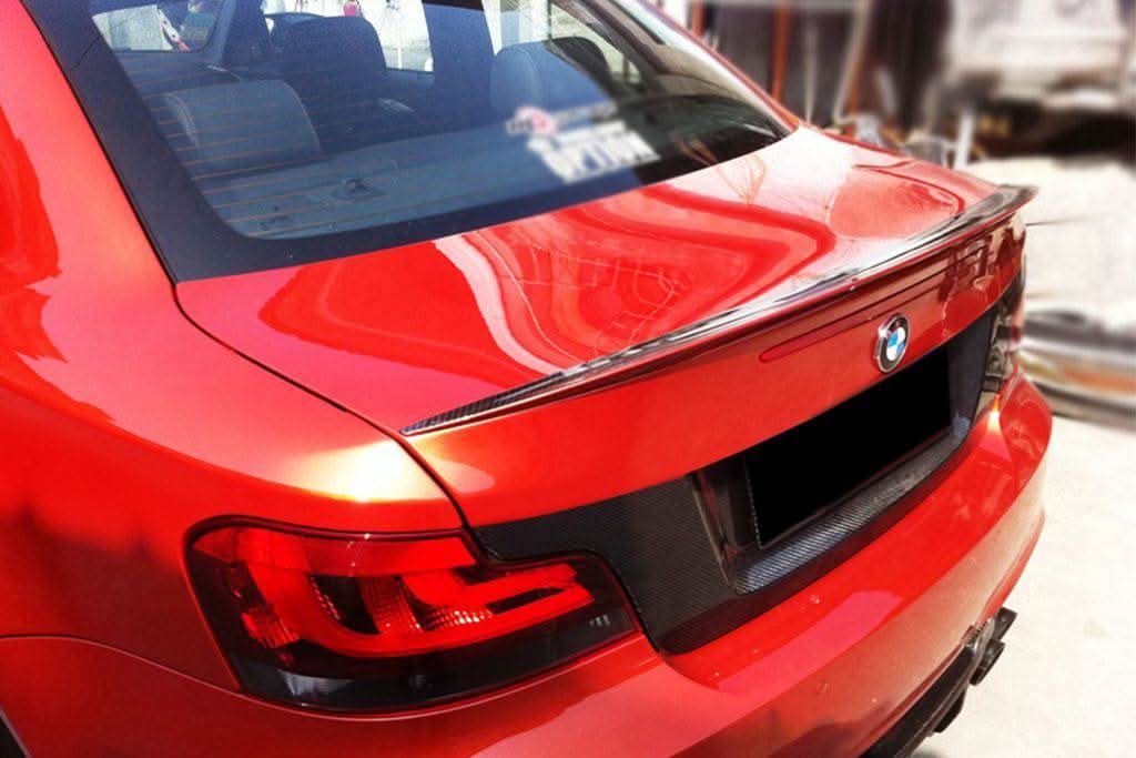 2008-2013 BMW E82 1 Series 1M RZ Style Carbon Fiber Trunk Spoiler
