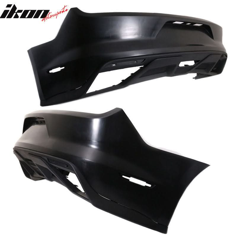 2015-2016Â Ford Mustang GT350 Black Front Rear Bumper Conversion PP