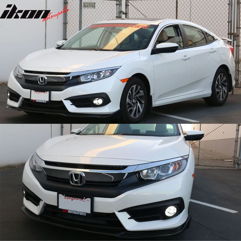 2015-2016Â Honda Civic 4Dr 2Dr Fog Light And Fog Cover US Model ABS
