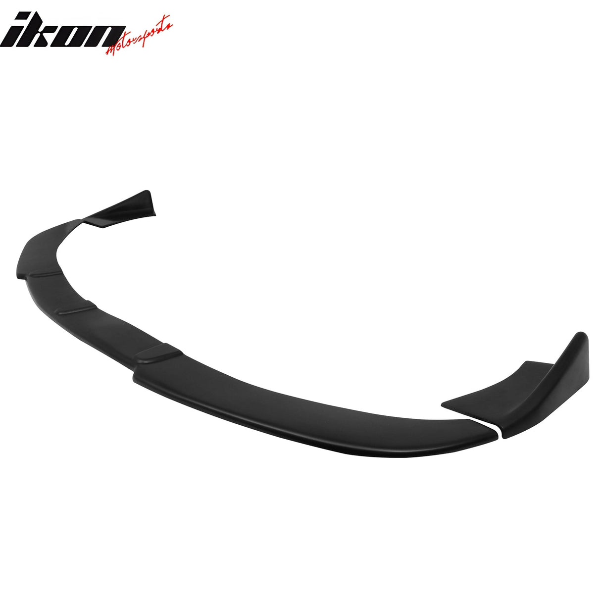 For Universal Black Front Bumper Lip Protector PU Spoiler Air Dam 3PC