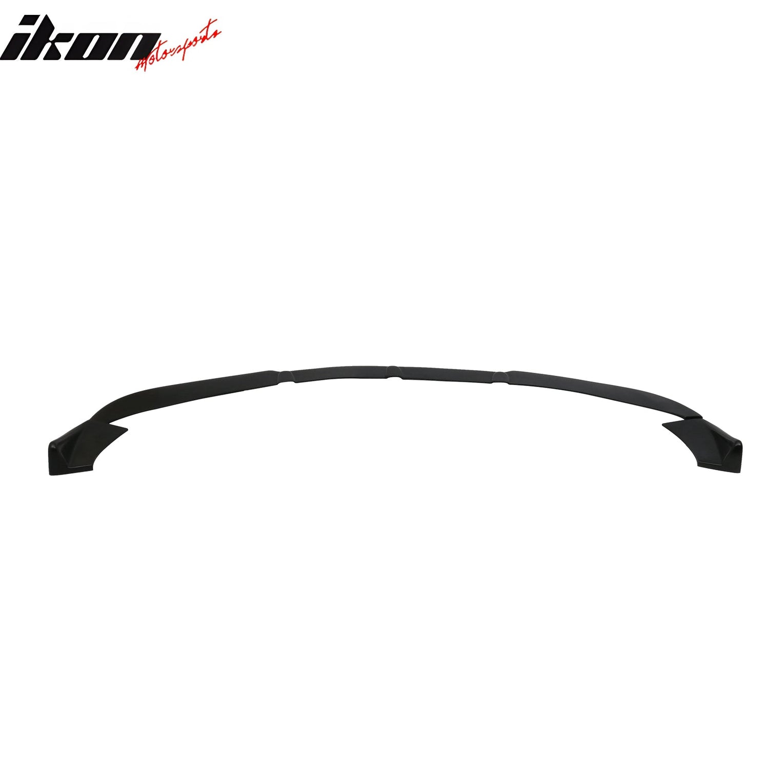 For Universal Black Front Bumper Lip Protector PU Spoiler Air Dam 3PC