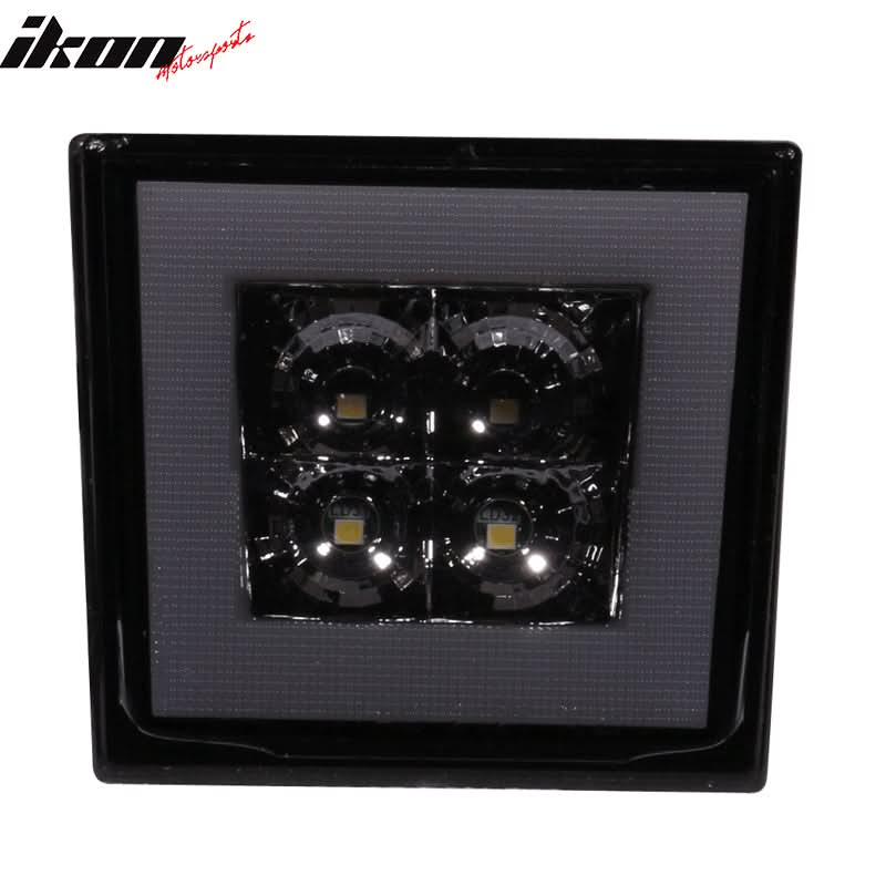 Universa Square Smoke LED Rear Tail Third 3RD Brake Lights