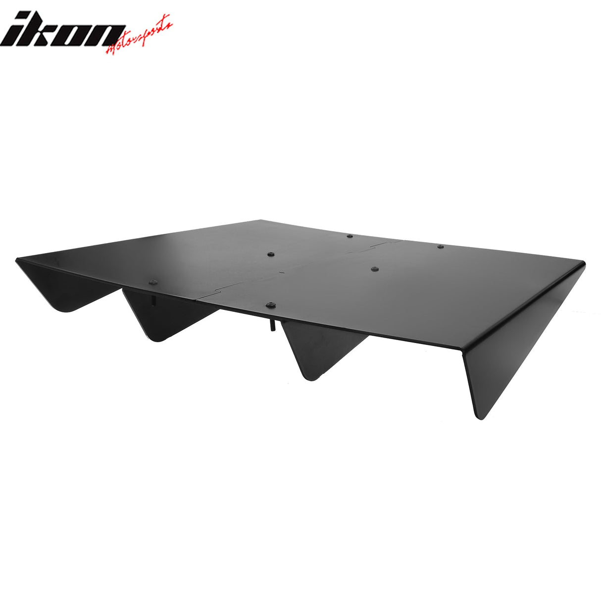 Universal Unpainted 22x20" Rear Bumper Lip Diffuser Assembly Cover ABS