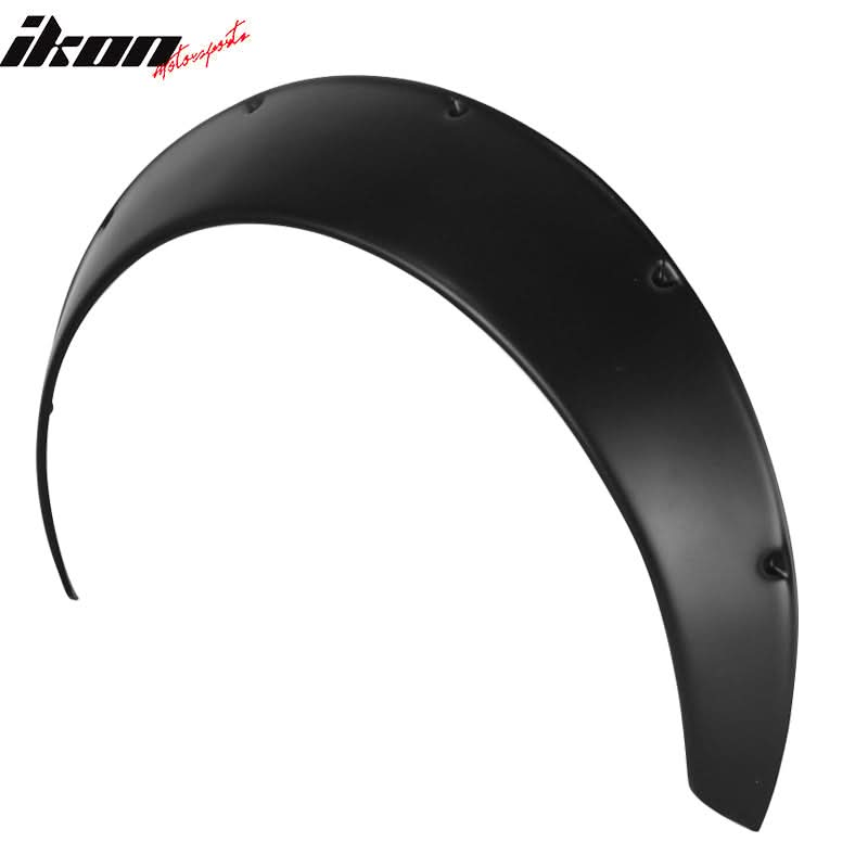 Universal Fit 90MM 2PC Rear Fender Flares Wide Body Wheel Arches PP