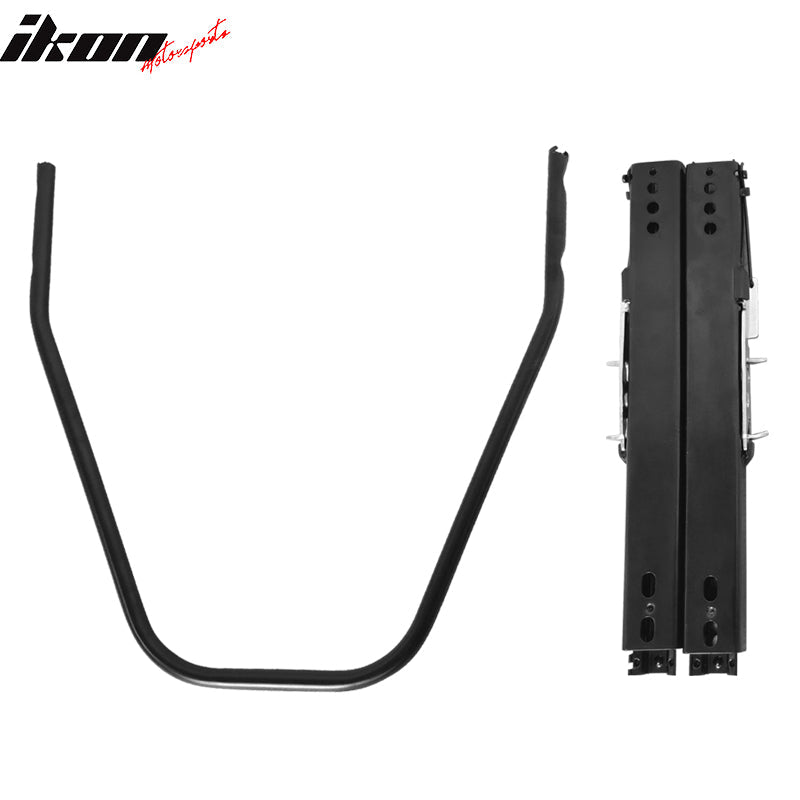 Universal 14" Lock Rail Track Set Racing Seat Adjust Dual Slider Steel