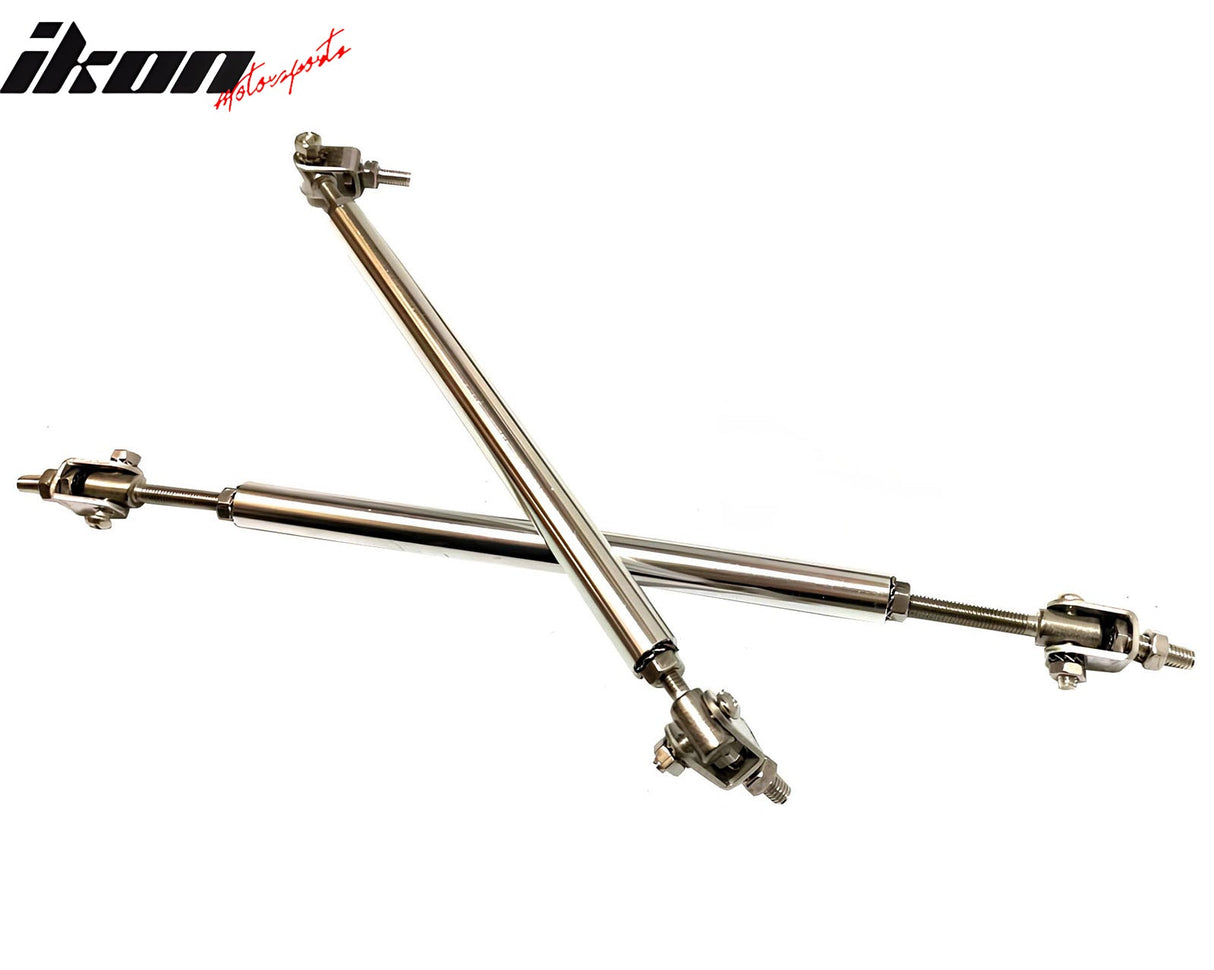 Universal Adjustable Splitter Rods Silver Stainless Steel 7-9 Inch