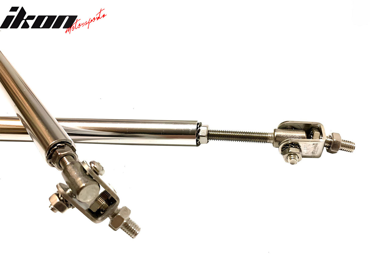 Universal Adjustable Splitter Rods Silver Stainless Steel 7-9 Inch