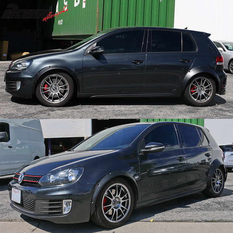 Universal Fitment ZG Ikon V3 50mm Wide Unpainted Front Fender Flare PP