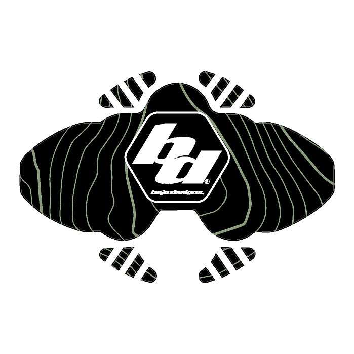 Baja Designs LP4 Topographic Light Cover Overlays - Universal