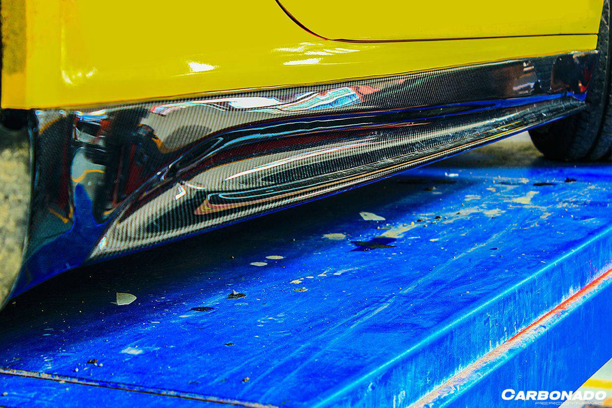 2012-2015 Porsche 911 991 Carrera S VRS Style Carbon Fiber Side Skirts