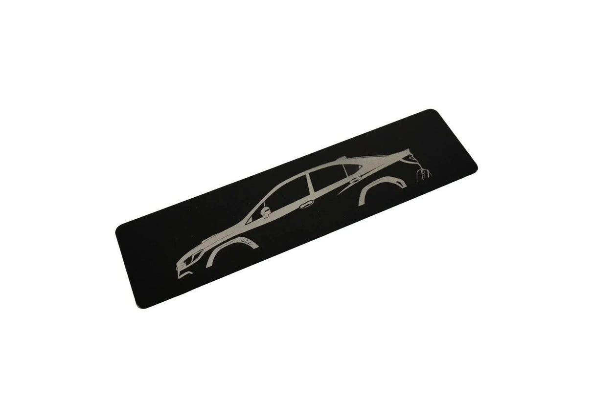 VB WRX Outline Weathertech Floor Mat Logo Insert (Metal Etched) - 2022+ WRX