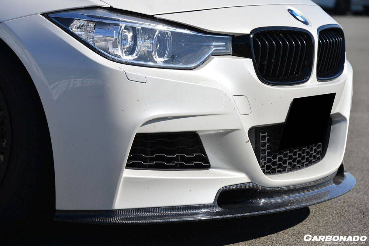 2013-2019 BMW 3 Series F30 F35 VA Style Carbon Fiber Front Lip(For MT Rear Bumper only)