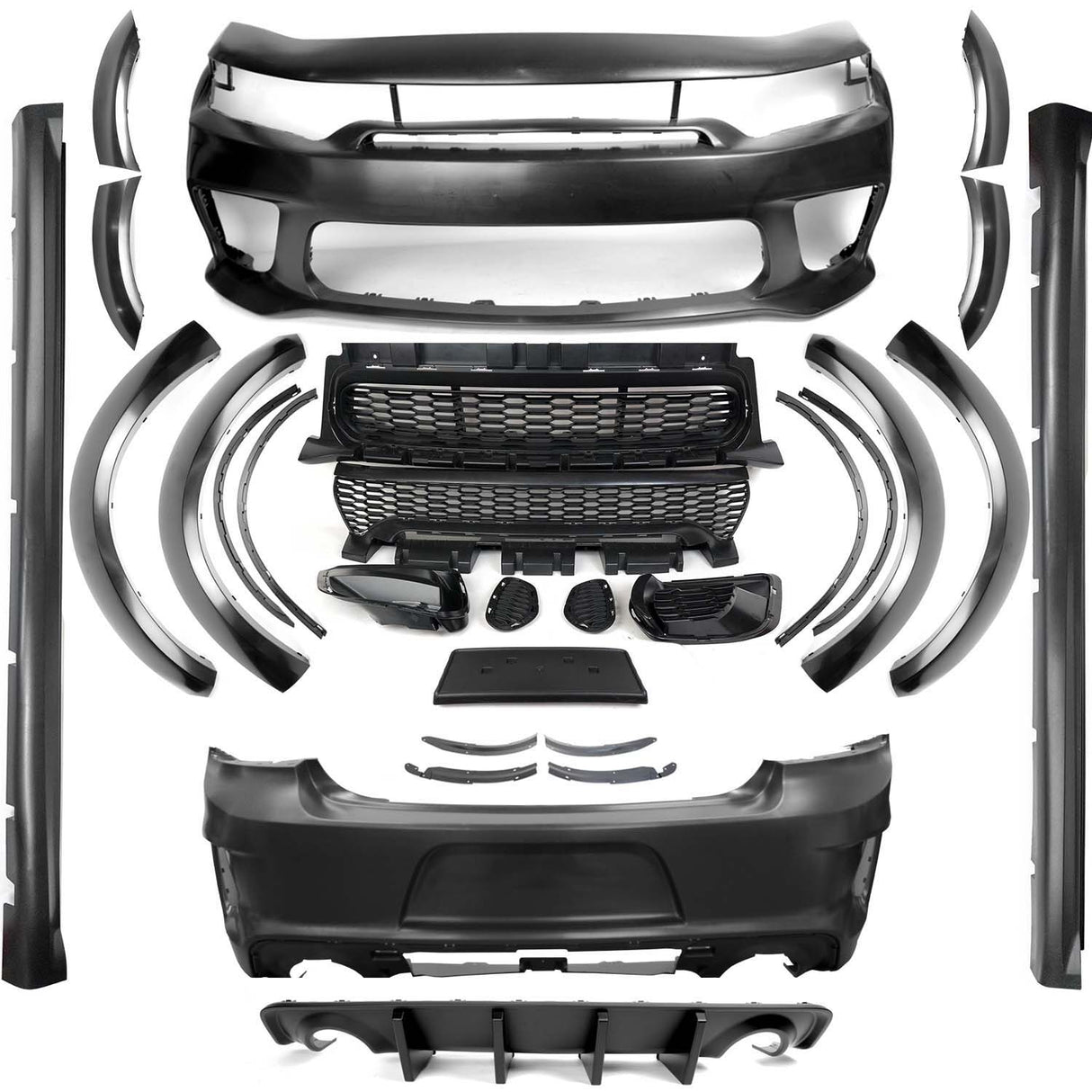 2015-2023 Dodge Charger SRT Hellcat Style Widebody Kit - Vicrez