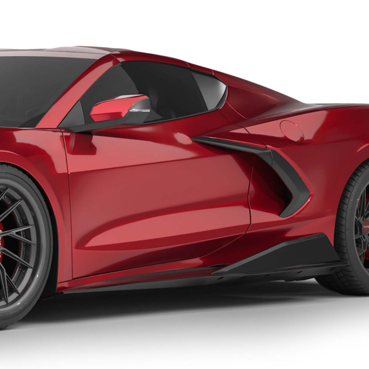 2020-2026 Chevrolet Corvette C8 5VM Style Side Skirts - Vicrez