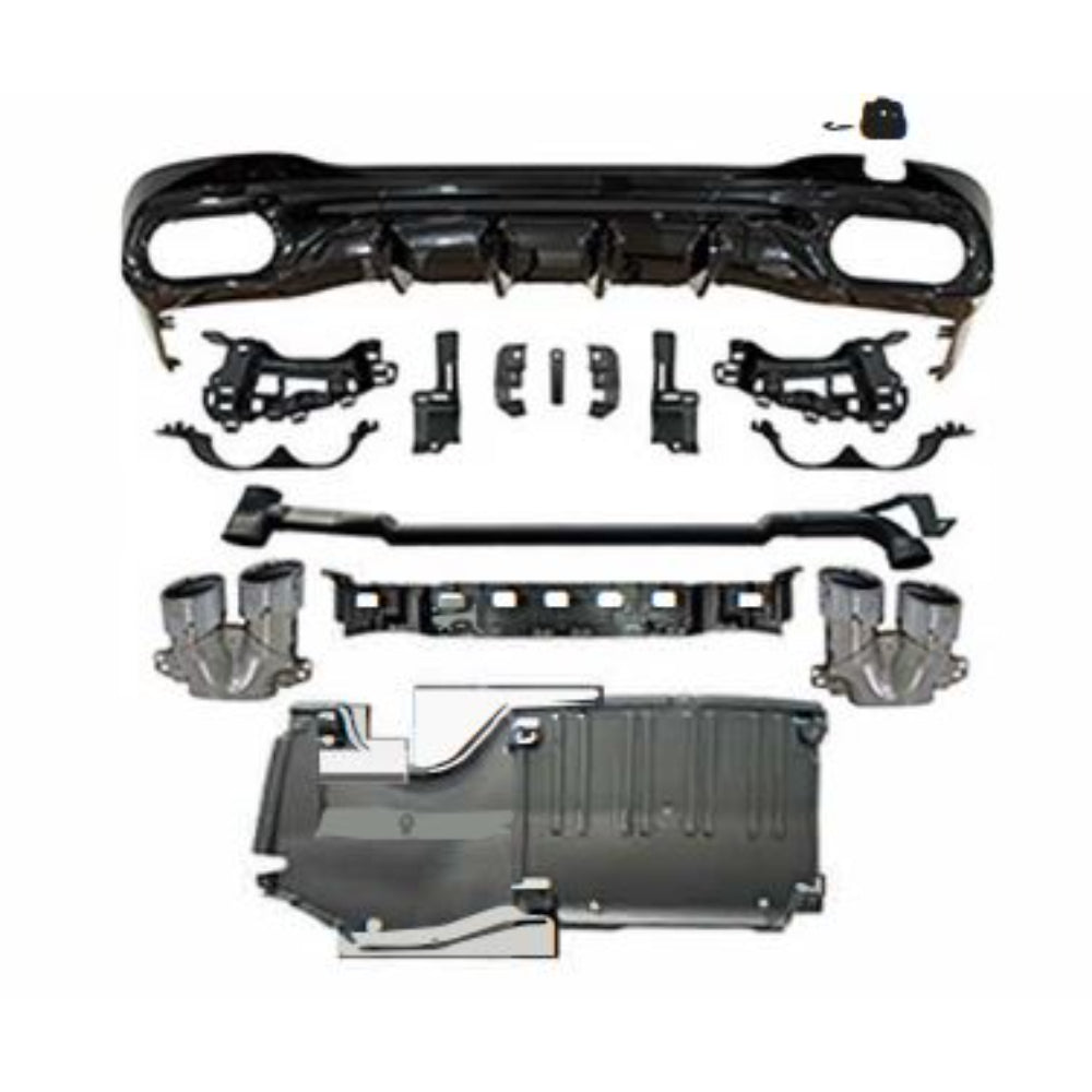 2021-2026 Mercedes C43 AMG Style Rear Diffuser - Vicrez