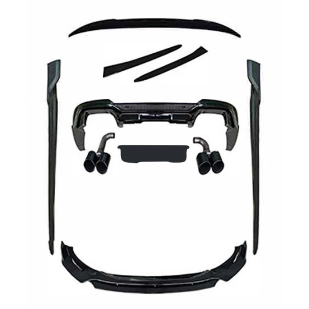 2018-2020 BMW G02 Black Knight Style Aero Kit - Vicrez