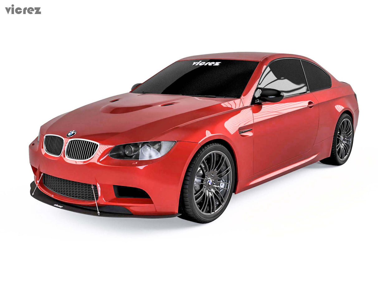 2007-2013 BMW 3 Series Front Bumper Splitter - Vicrez