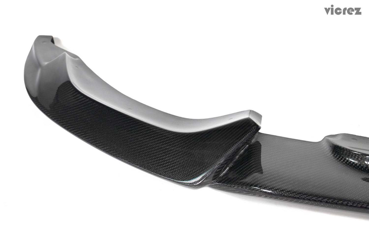 2014-2019 BMW M3/M4 V4R Style Front Lip Splitter - Vicrez Carbon Fiber