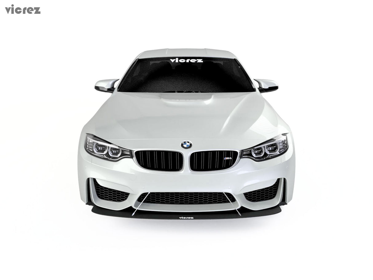 2014-2018 BMW M4 GTS Style Front Bumper Splitter - Vicrez