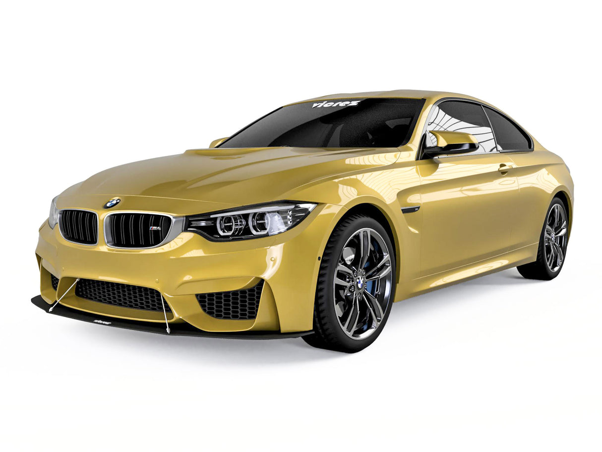 2014-2018 BMW M4 VZ Style Front Bumper Splitter - Vicrez