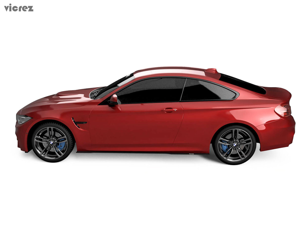 2014-2018 BMW M3/M4 VZ Style Side Skirt Splitters - Vicrez