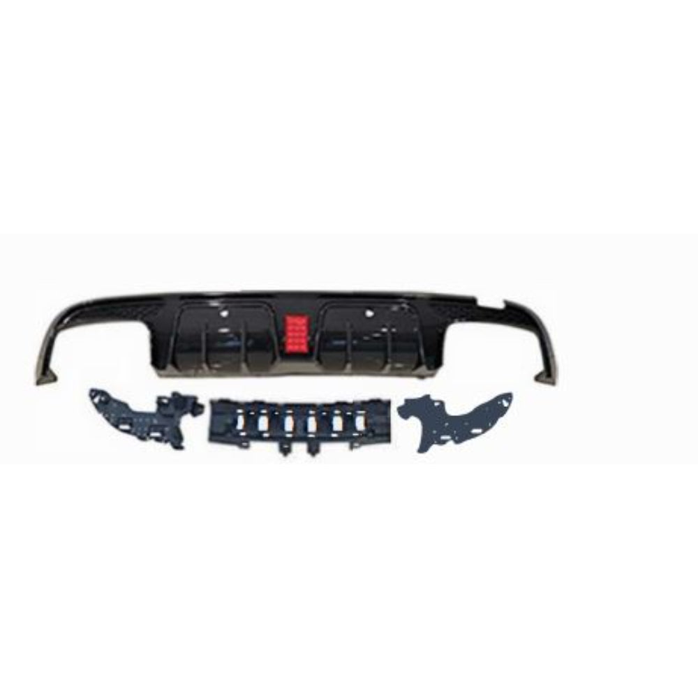 2015-2021 Mercedes C Class Brabus Style Rear Diffuser - Vicrez