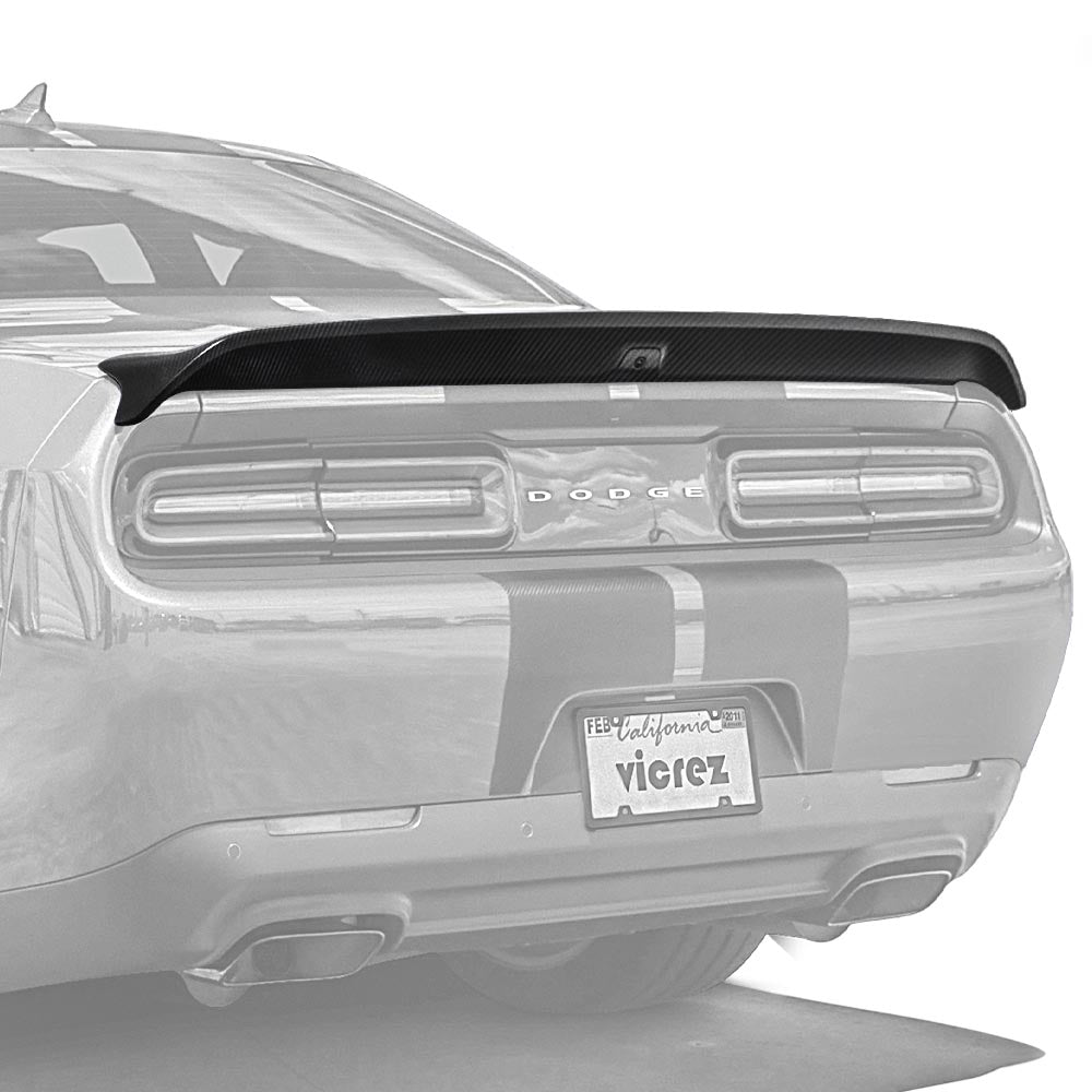2008-2023 Dodge Challenger Hellcat Redeye Style Rear Spoiler - Vicrez Carbon Fiber