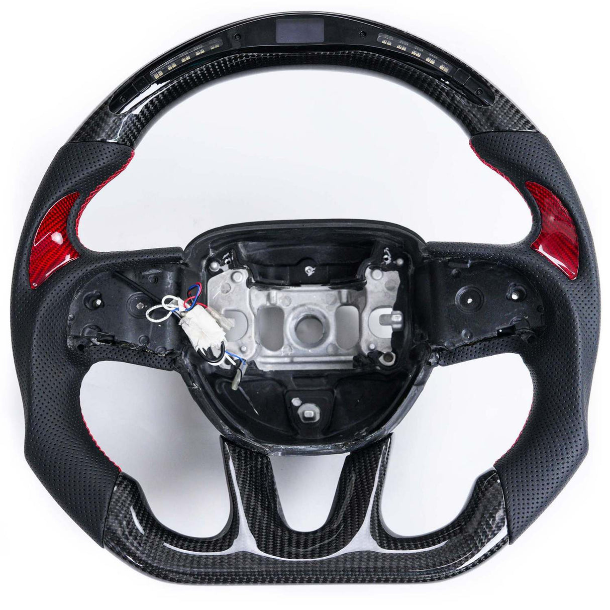 2015-2020 Jeep Grand Cherokee Carbon Fiber Steering Wheel+LED Dash - Vicrez