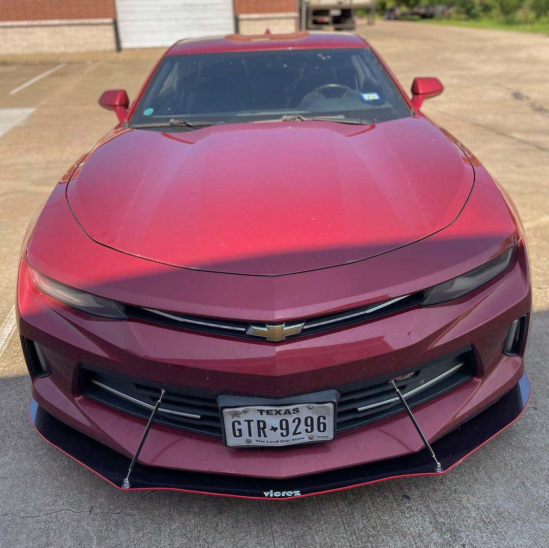2016-2024 Chevrolet Camaro ZL1 Style Front Bumper Splitter - Vicrez