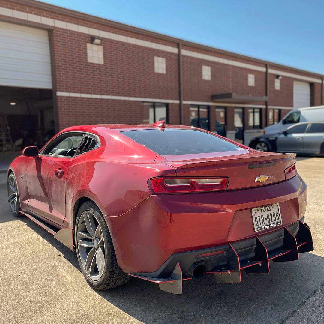 2016-2024 Chevrolet Camaro VZR1 Style Side Skirt Splitters - Vicrez