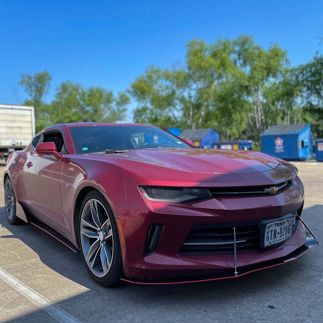 2016-2024 Chevrolet Camaro ZL1 Style Front Bumper Splitter - Vicrez