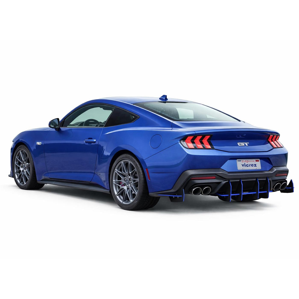 2018-2025 Ford Mustang Centa VR2 Style Rear Diffuser - Vicrez