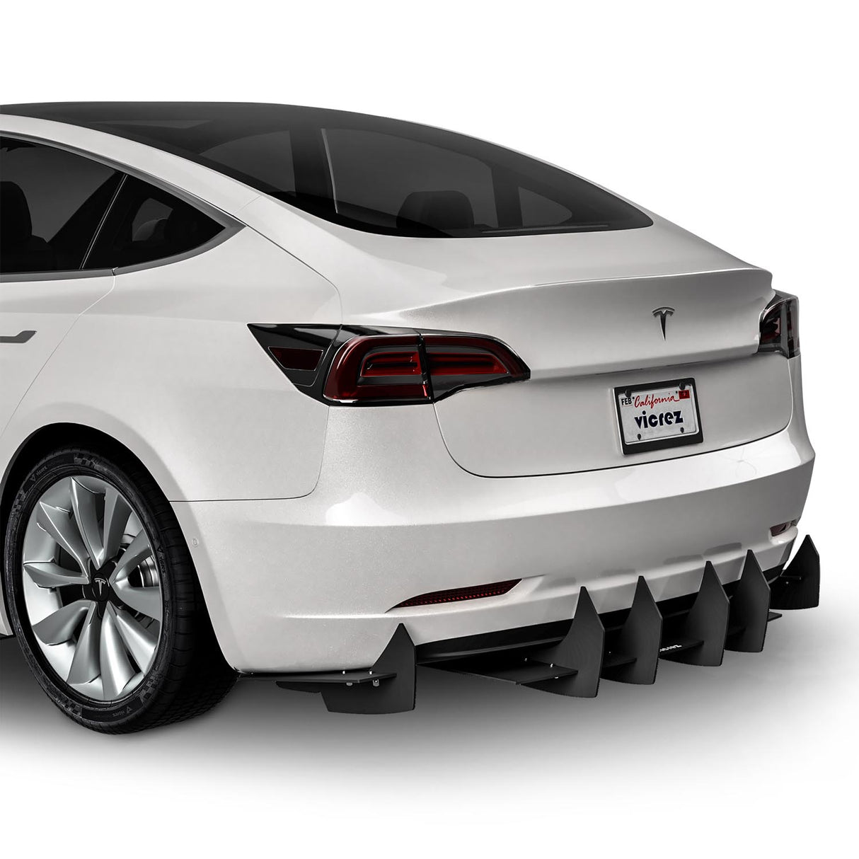 2017-2026 Tesla Model 3 Centa VR2 Style Rear Diffuser - Vicrez