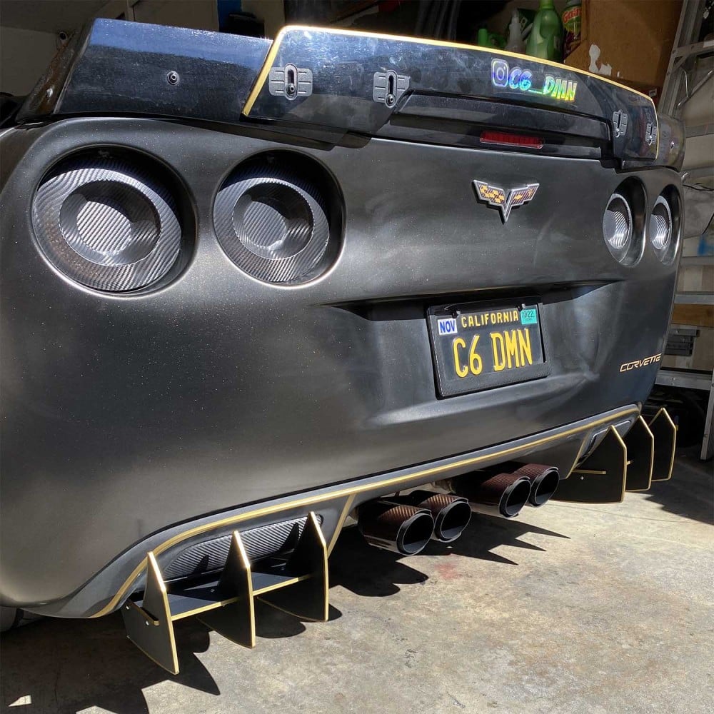 Vicrez Centa VR2 Rear Diffuser | Chevrolet Corvette C6 2005-2013