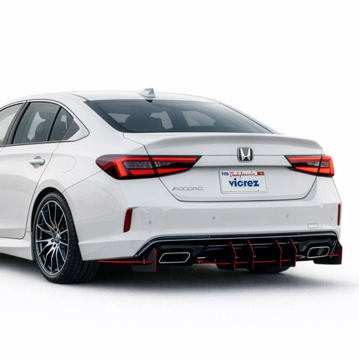 2017-2026 Honda Accord Centa VR2 Style Rear Diffuser - Vicrez