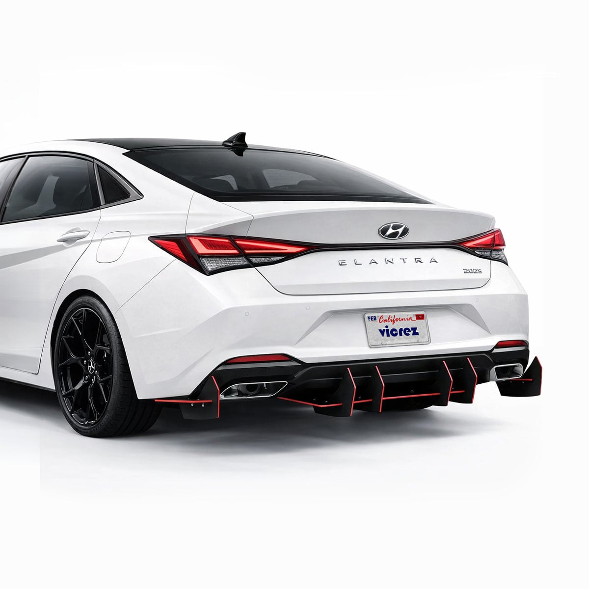 2020-2026 Hyundai Elantra Centa VR2 Style Rear Diffuser - Vicrez