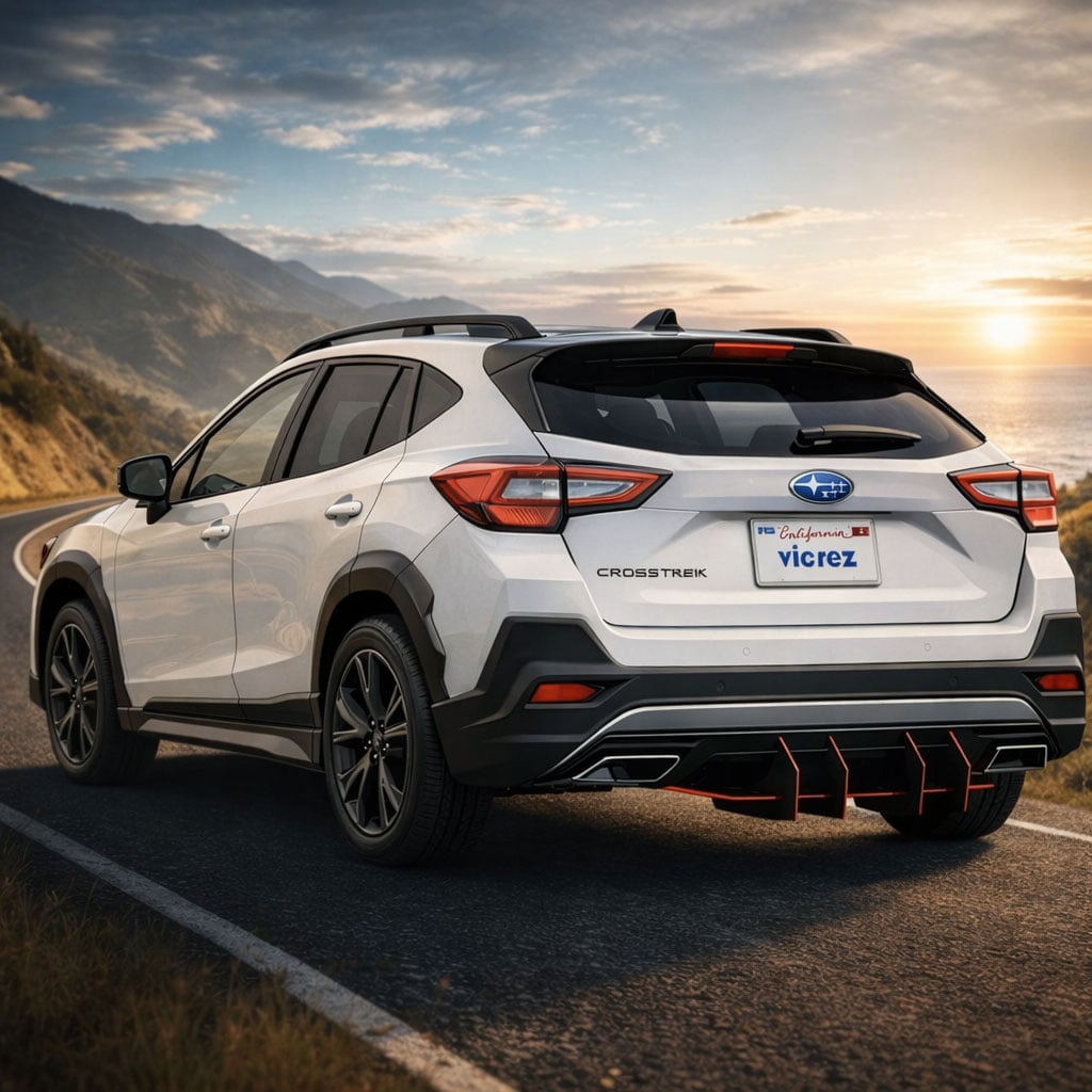 2018-2026 Subaru Crosstrek Centa VR4 Style Rear Diffuser - Vicrez