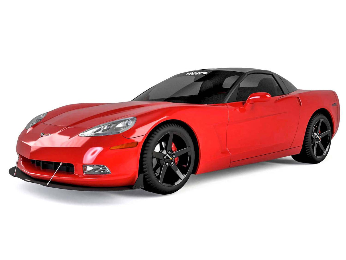 2005-2013 Chevrolet Corvette C6 VZ Style Front Bumper Splitter - Vicrez