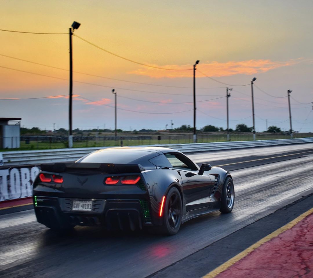 2014-2019 Chevrolet Corvette C7 VZ3 Style Rear Diffuser - Vicrez