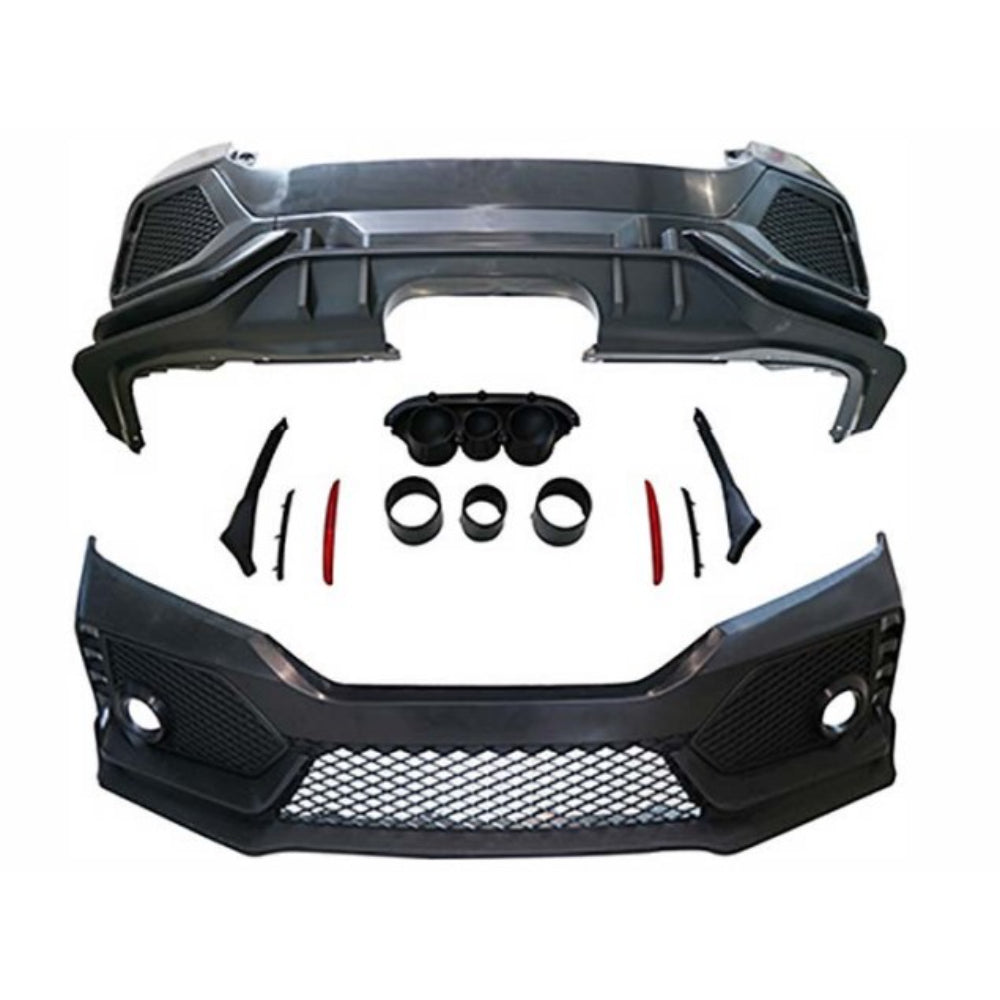 2015-2019 Honda City Type R Style Body Kit - Vicrez