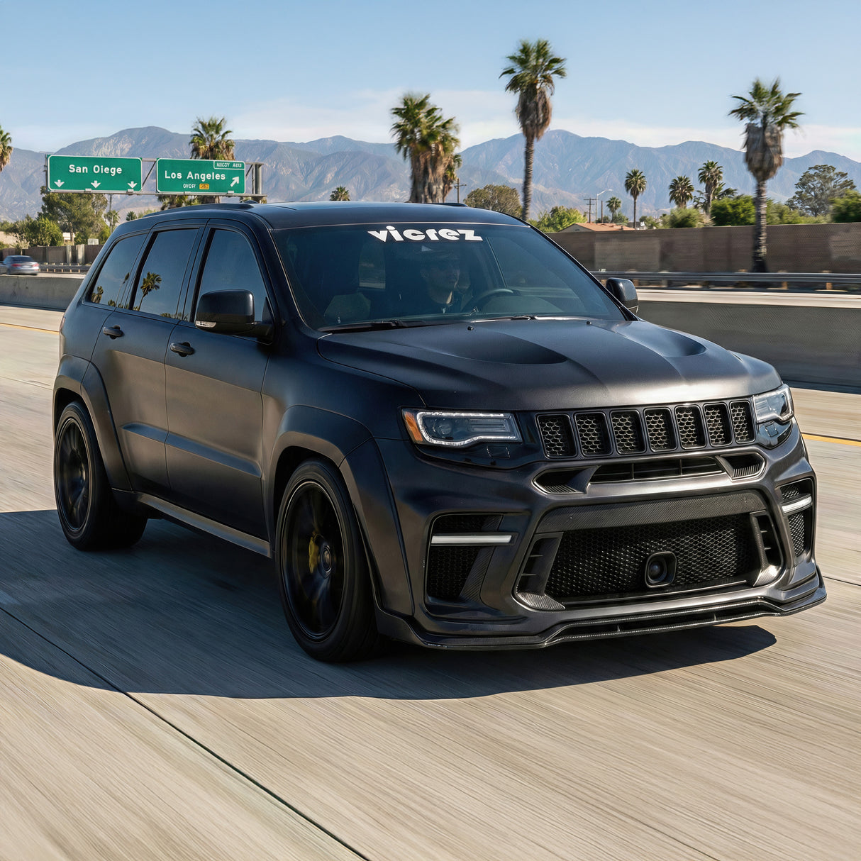 2012-2021 Jeep Grand Cherokee SRT Demon Style Widebody Kit - Vicrez