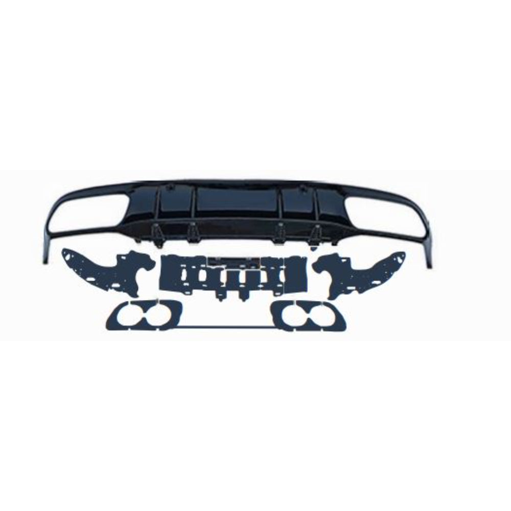2015-2021 Mercedes C43 Coupe Rear Diffuser - Vicrez