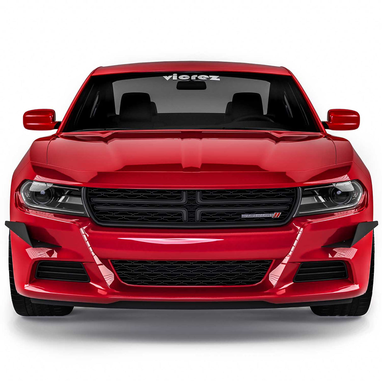 2015-2023 Dodge Charger CR3 Style Front Bumper Canards - Vicrez