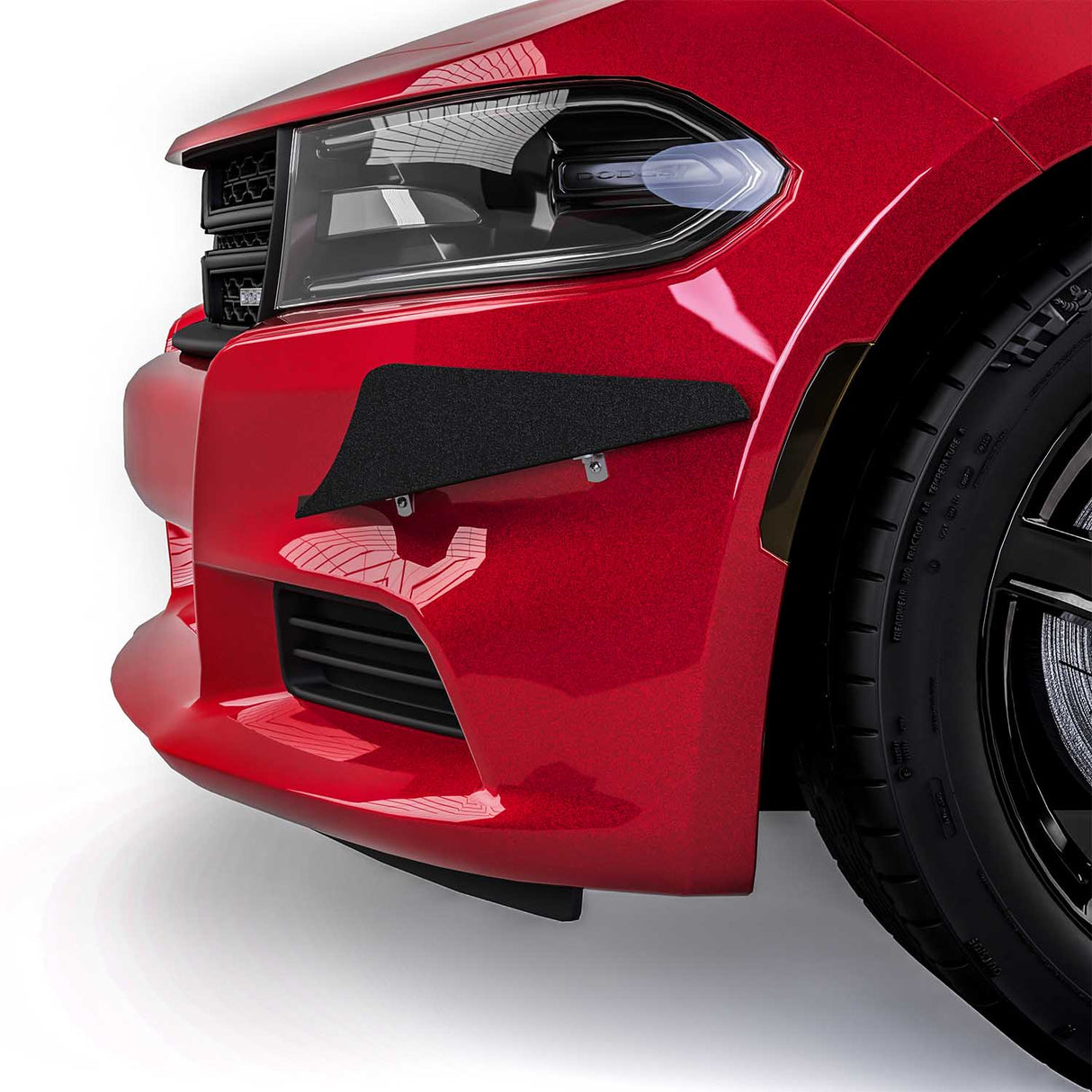 2015-2023 Dodge Charger CR3 Style Front Bumper Canards - Vicrez