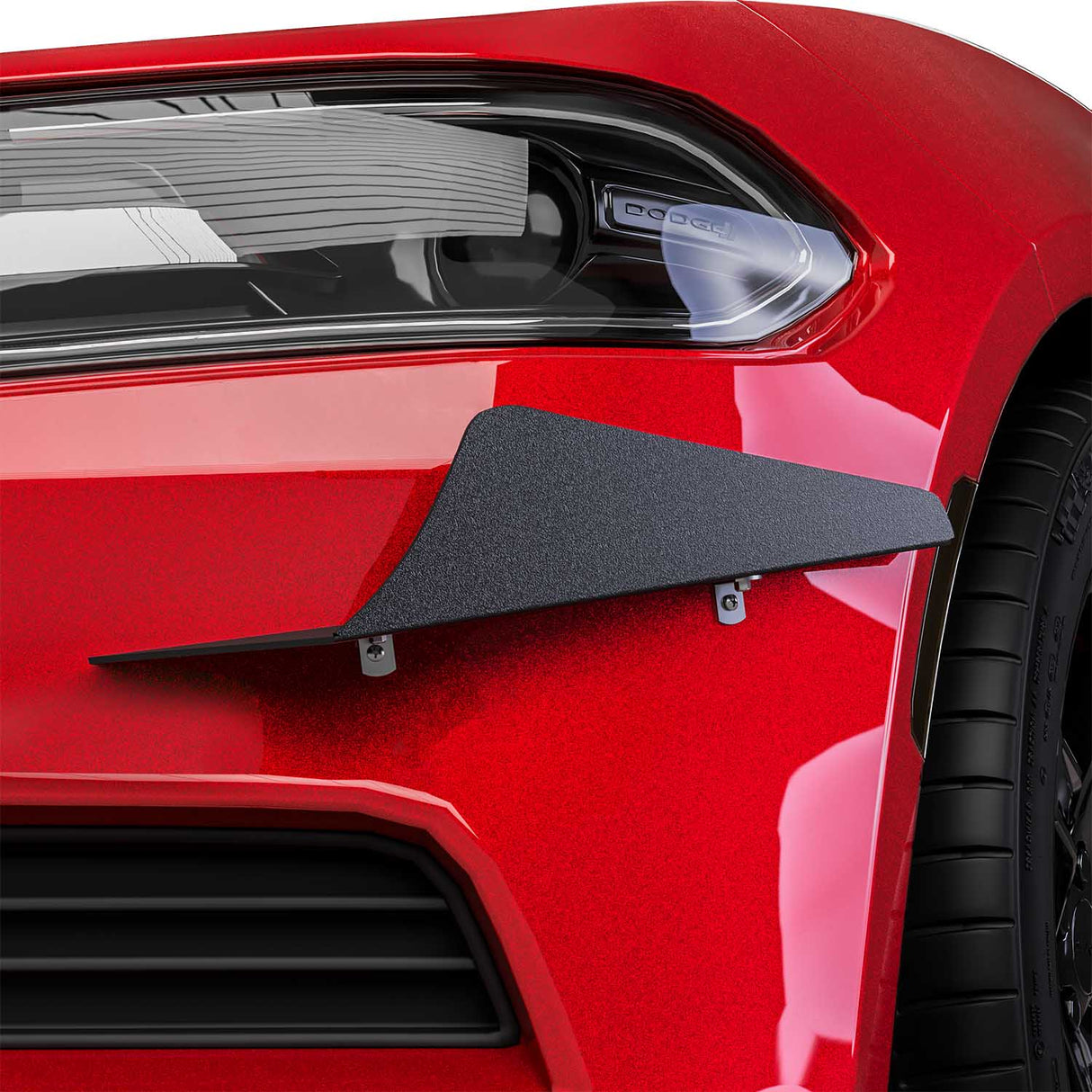 2015-2023 Dodge Charger CR3 Style Front Bumper Canards - Vicrez