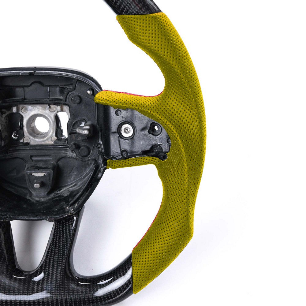 2015-2020 Jeep Grand Cherokee Carbon Fiber Steering Wheel+LED Dash - Vicrez