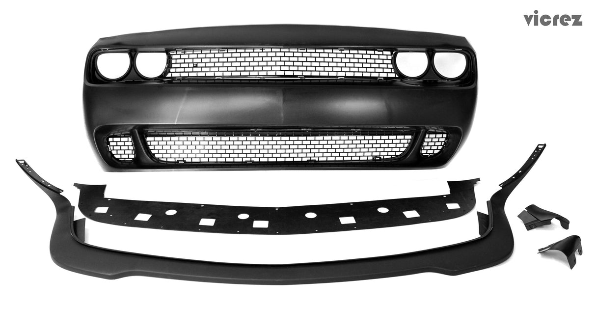 2008-2023 Dodge Challenger Demon Style Front Bumper - Vicrez