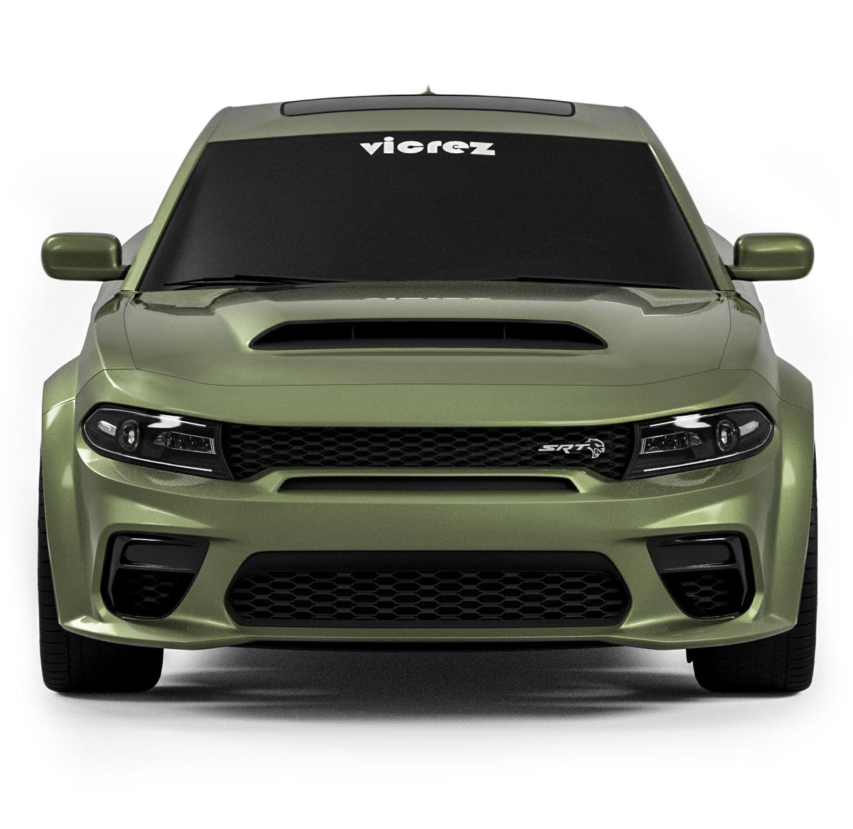 2015-2023 Dodge Charger Demon Style Hood w/ Vent Scoop - Vicrez