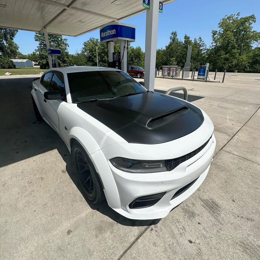 2015-2023 Dodge Charger Demon Style Hood w/ Vent Scoop - Vicrez