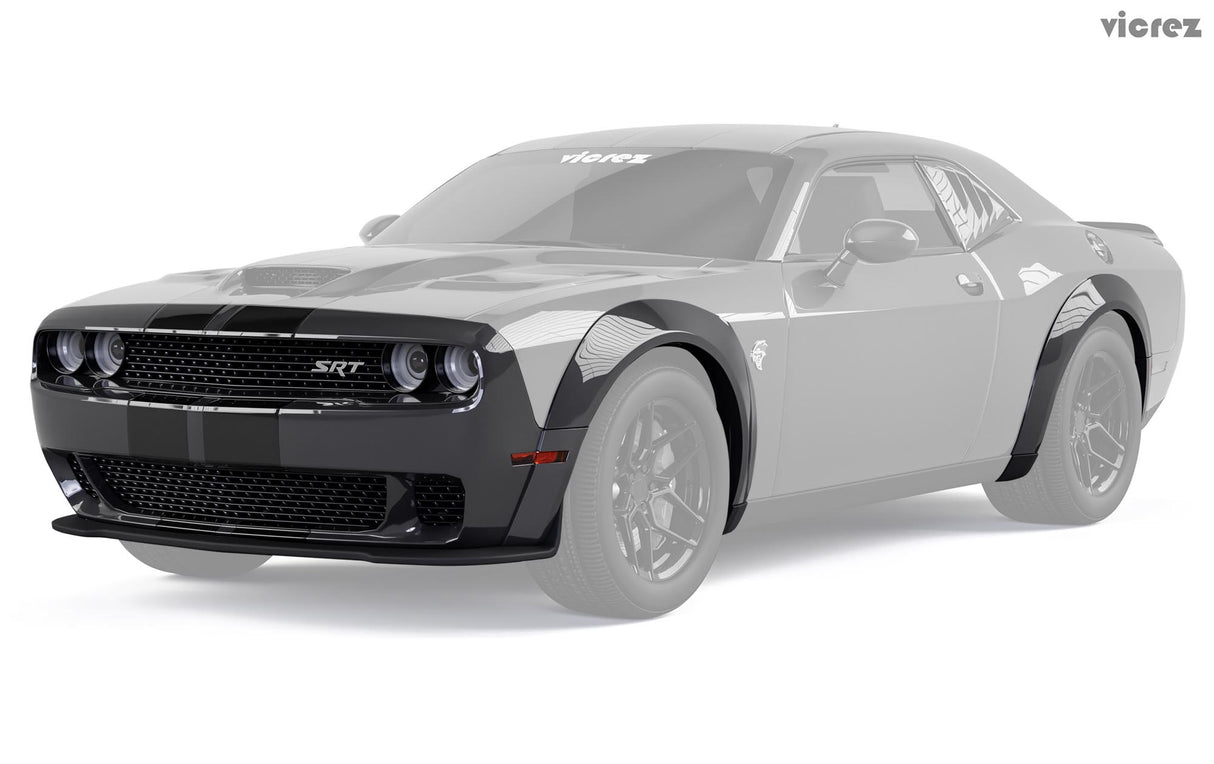 2008-2023 Dodge Challenger Demon Style Wide Body Kit - Vicrez